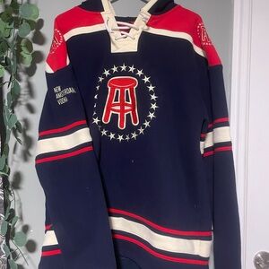 Barstool Sports Hockey Hoodie 100% Cotton Size L